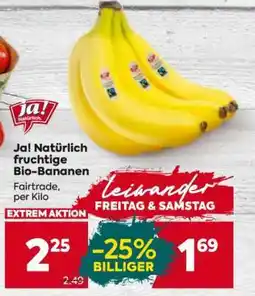 Billa Ja! Natürlich fruchtige Bio-Bananen Angebot