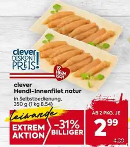 Billa clever Hendl-Innenfilet natur Angebot
