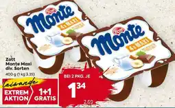 Billa Zott Monte Maxi div. Sorten Angebot