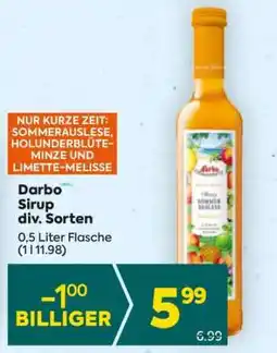 Billa Darbo Sirup div. Sorten Angebot