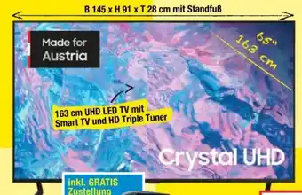 Maximarkt Samsung LED-TV UE 65CU7090 UHD Angebot