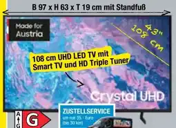 Maximarkt Samsung LED TV UE43CU7090 UHD Angebot