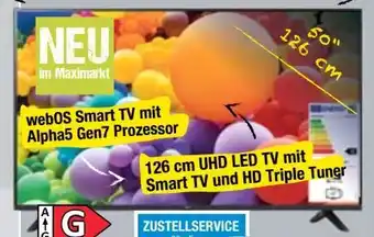 Maximarkt LG Smart TV 50UT73006LA Angebot