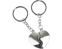 Hornbach Schlüsselanhänger - Broken Heart silber Angebot