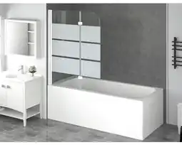 Hornbach Badewannenfaltwand Form & Style Cabia 2-teilig 1120x1400 mm weiß Angebot