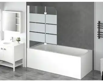 Hornbach Badewannenfaltwand Form & Style Cabia 2-teilig 1120x1400 mm weiß Angebot