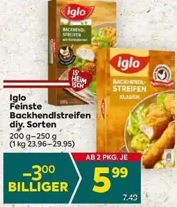 Billa Iglo Feinste Backhendlstreifen Angebot