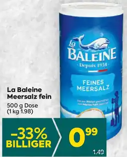 Billa La Baleine Meersalz fein Angebot