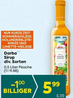 Billa Darbo Sirup Angebot