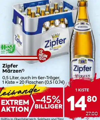 Billa Zipfer Märzen¹) Angebot