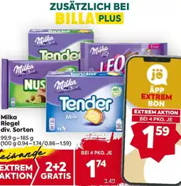 Billa Milka Riegel Angebot