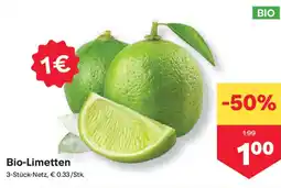 MPreis Bio-Limetten Angebot