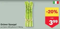 MPreis Grüner Spargel Angebot