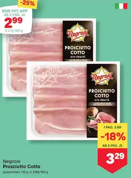 MPreis Prosciutto Cotto Angebot