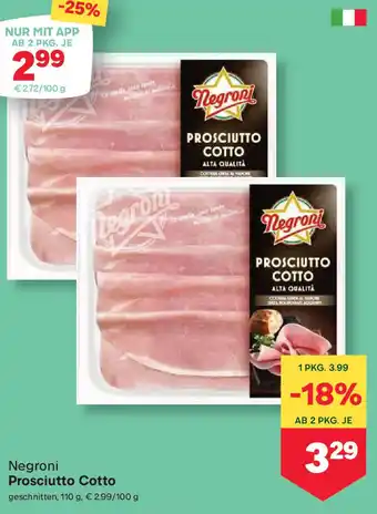 MPreis Prosciutto Cotto Angebot
