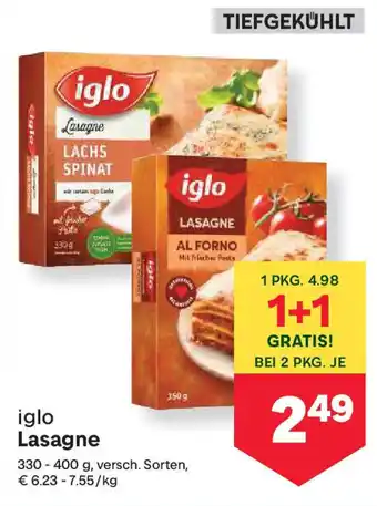 MPreis Lasagne Angebot