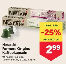 MPreis Farmers Origins Kaffeekapseln Angebot