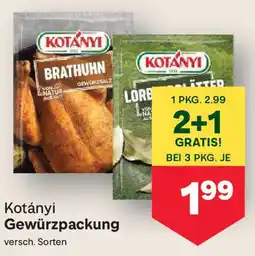 MPreis Gewürzpackung Angebot