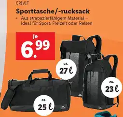 Lidl Sporttasche/-rucksack Angebot