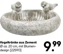 Hellweg Vogeltränke aus Zement Angebot