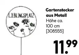 Hellweg Gartenstecker aus Metall Angebot