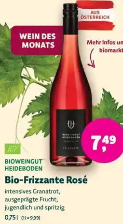 Denn's Biomarkt Bio-Frizzante Rosé Angebot