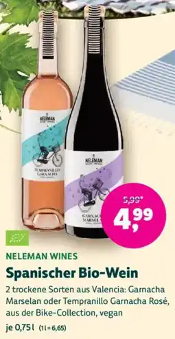 Denn's Biomarkt Spanischer Bio-Wein Angebot