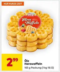Billa Ölz Herzwaffeln Angebot