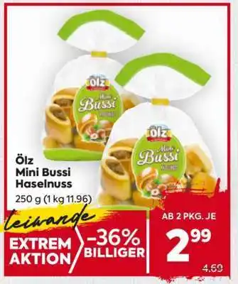 Billa Ölz Mini Bussi Haselnuss Angebot