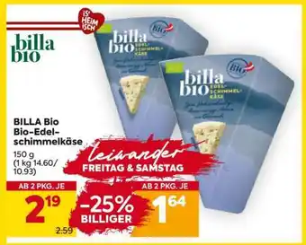 Billa BILLA Bio Bio-Edelschimmelkäse Angebot