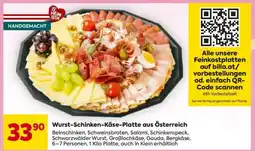 Billa Wurst-Schinken-Käse-Platte aus Österreich Angebot