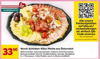 Billa Wurst-Schinken-Käse-Platte aus Österreich Angebot