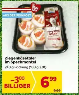 Billa Ziegenkäsetaler im Speckmantel Angebot