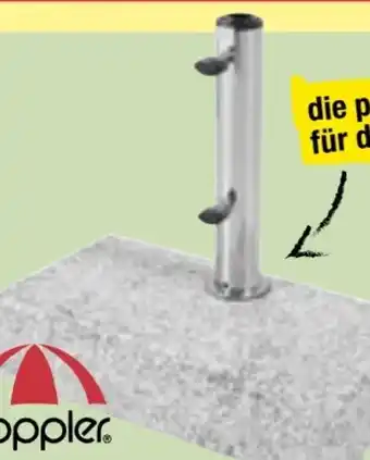 Maximarkt Doppler Granitschirmständer Angebot