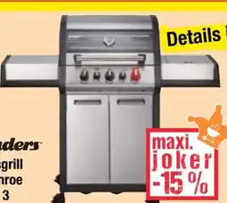 Maximarkt Enders Gasgriller Monroe Pro 3 SIK Turbo Angebot