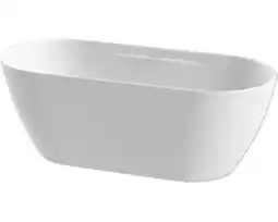 Hornbach Freistehende Badewanne Jungborn Two 170x75x60 cm weiß glänzend Angebot