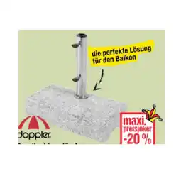 Maximarkt Granitschirmständer 45x22x10cm maxi.preisjoker Maximarkt Angebot