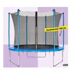 Maximarkt Trampolin Größe: 356 cm Maximarkt Angebot