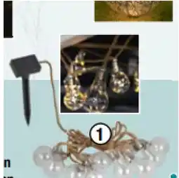 Maximarkt Solarleuchten für den Garten Solar-Lichterkette maxi.preisjoker Maximarkt Angebot