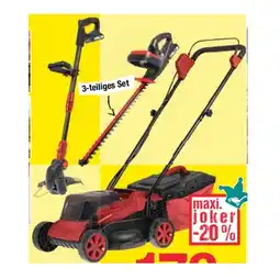 Maximarkt Akku-Gartengeräte-Set maxi.preisjoker Maximarkt Angebot
