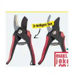 Maximarkt Gartenschere-Set 2-teiliges maxi.preisjoker Maximarkt Angebot