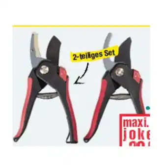 Maximarkt Gartenschere-Set 2-teiliges maxi.preisjoker Maximarkt Angebot