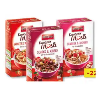 Unimarkt Knuspermüsli versch. Sorten Unimarkt Angebot