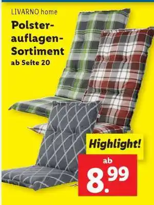 Lidl LIVARNO home Polsterauflagen-Sortiment Angebot