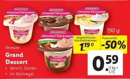Lidl Ehrmann Grand Dessert Angebot