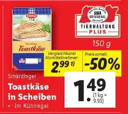 Lidl Schärdinger Toastkäse in Scheiben Angebot