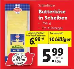 Lidl Schärdinger Butterkäse in Scheiben Angebot