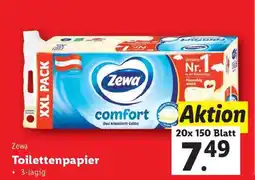 Lidl Zewa Toilettenpapier Angebot