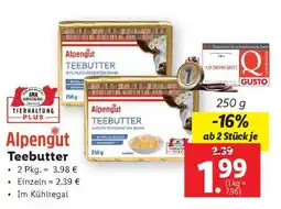 Lidl Alpengut Teebutter Angebot