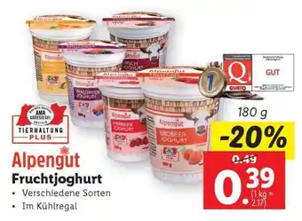Lidl Alpengut Fruchtjoghurt Angebot